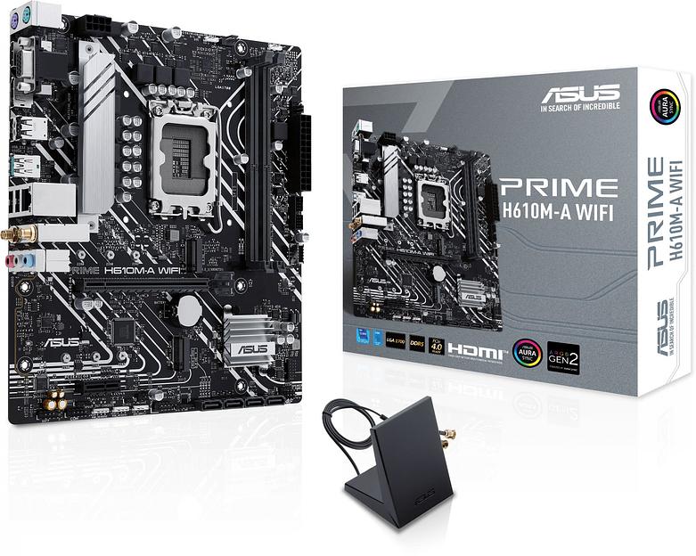 Материнская плата Asus PRIME H610M-A WIFI Soc-1700 Intel H610 2xDDR5 mATX AC`97 8ch(7.1) GbLAN+VGA+HDMI+DP фото 7
