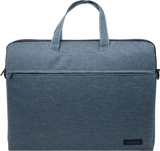 Сумка для ноутбука 15.6" Portcase KCB-165 Grey серый нейлон/полиэстер фото 4