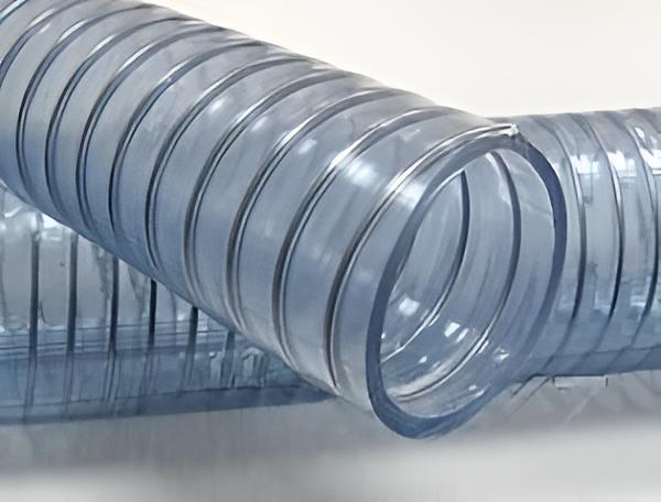 Армированный шланг гофрированный напорно-всасывающий ПВХ 100 мм ОПТ фото 1