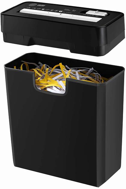 Шредер Cactus CS-SH-P2 черный (секр.Р-2) ленты 6лист. 10лтр. скобы пл.карты фото 5