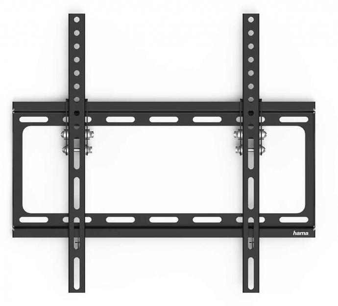 Кронштейн для телевизора Hama H-118069 черный 32"-65" макс.35кг настенный фиксированный фото 1