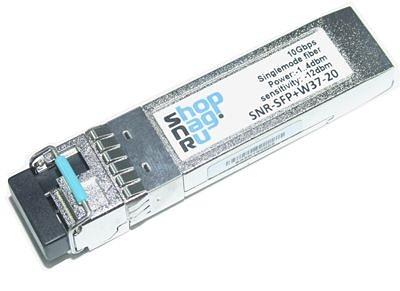 SNR Модуль SFP+ WDM, дальность до 20км (12dB), 1330нм (SNR-SFP+W37-20) фото 1