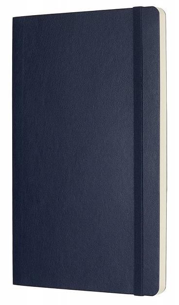 Блокнот Moleskine CLASSIC SOFT QP618B20 Large 130х210мм 192стр. нелинованный мягкая обложка синий сапфир фото 2