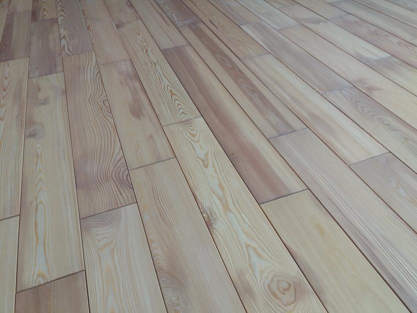 Бурбон, массивная доска, лиственница, 15 мм, рустик, масло, 1.97 м2 фото 1