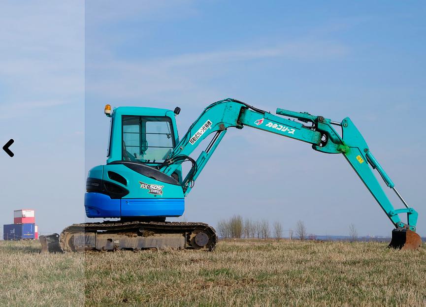 Аренда мини-экскаватор Kubota RX505 фото 1