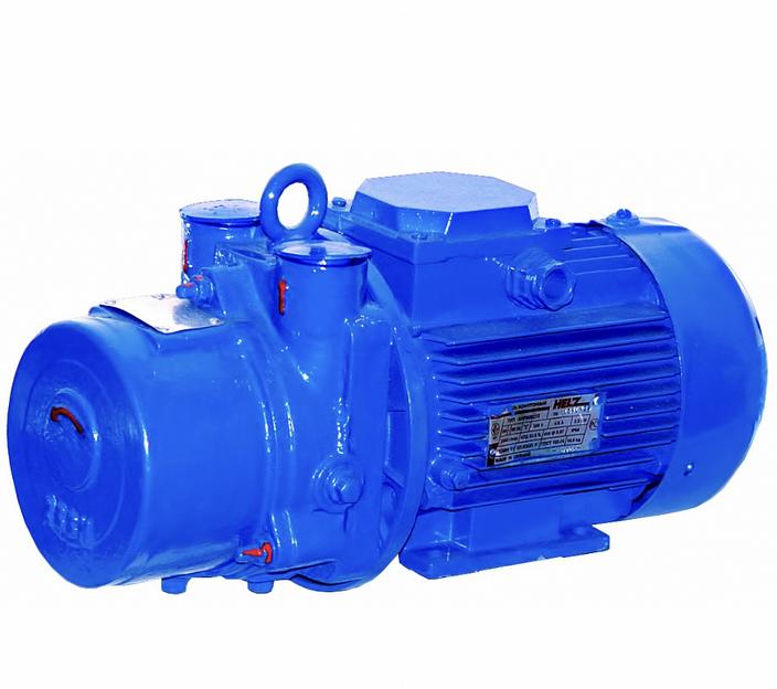 Насос вакуумный ВВН 1-12 б/во с двигателем фото 1