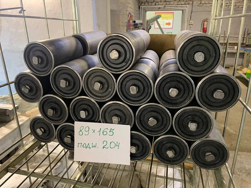 Конвейерные ролики диаметром 89, длиной 165 мм фото 2