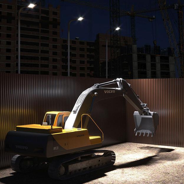 Прожектор уличный Gauss Elementary 613100100 светодиодный 100Вт корп.алюм.черный фото 4