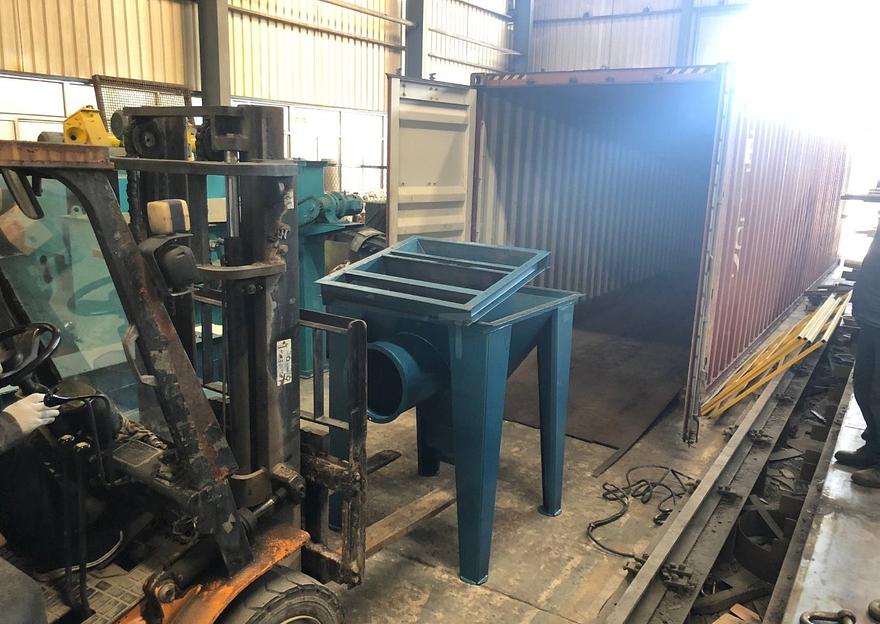 Дробемет с сетчатым конвейером QWD60 фото 5