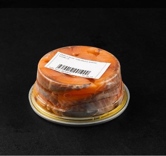 Пресервы Dalnos Mores «Семга филе-кусочки в масле» ОПТ фото 1