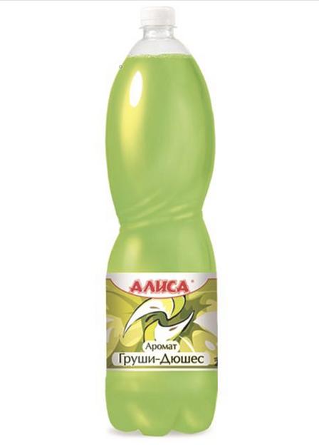 Лимонад с ароматом груши-Дюшес «Алиса» 1,5 л, опт фото 1