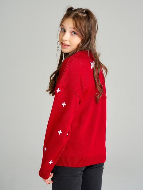Джемпер «Инспаер» красный, для девочек ОПТ фото 4