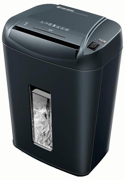 Шредер New United AT-15Cd (секр.P-3)/фрагменты/15лист./28лтр./скрепки/скобы/пл.карты/CD фото 1