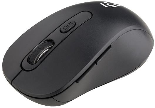 Мышь Оклик 677MW черный оптическая (1600dpi) беспроводная USB (6but) фото 2