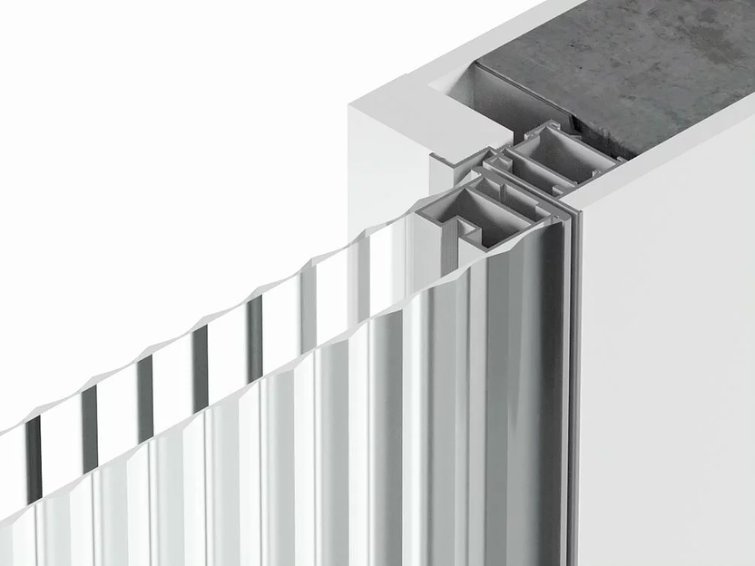 Межкомнатная стеклянная дверь «Flutes» коллекция Shine на заказ фото 6