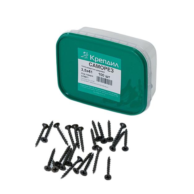 Саморез гипсокартон/дерево 3.5х41 100 шт фото 1