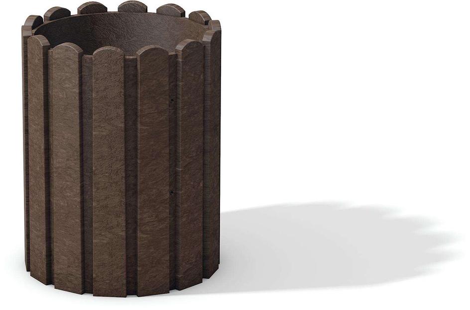 Урна уличная мусорная круглая фото 1