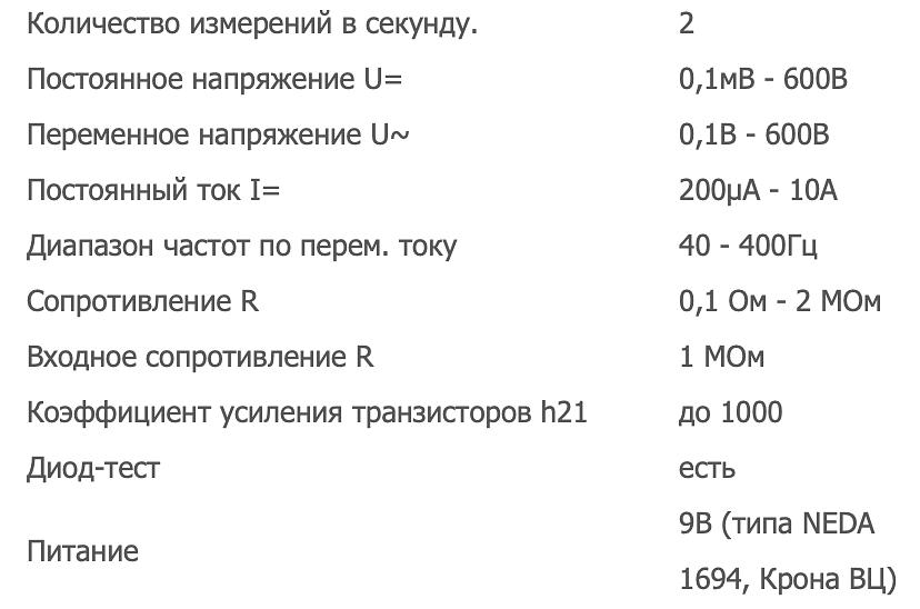 Мультиметр Master Professional M830B ОПТ фото 2