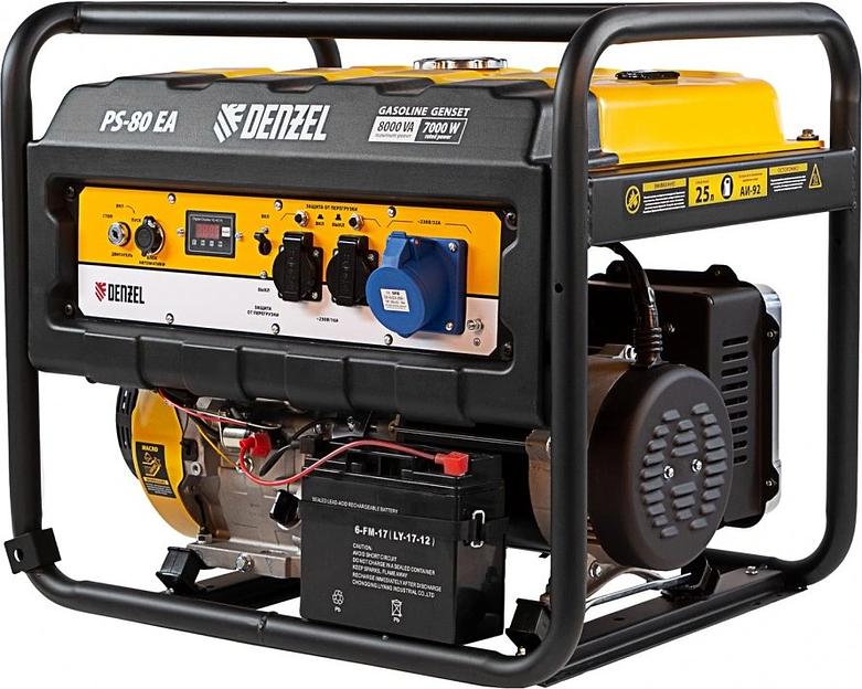 Генератор Denzel PS 80 EA 8кВт фото 1