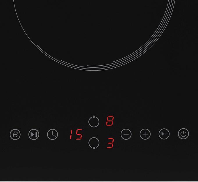 Индукционная варочная поверхность Krona VENTO 30 BL V1 черный фото 4