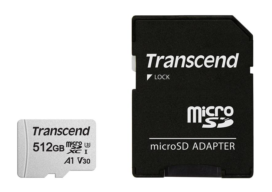 Карта памяти Transcend microSDXC 300S (TS512GUSD300S-A) фото 1