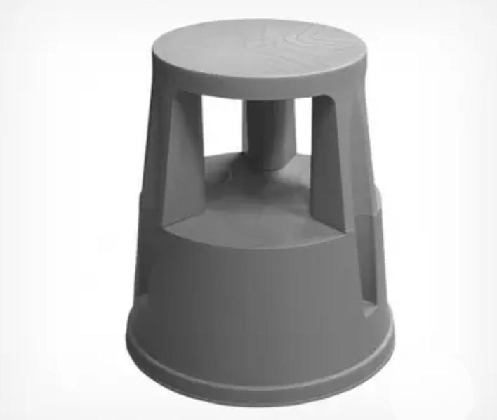 Табурет-стремянка Трикапласт пластиковый ОПТ фото 1