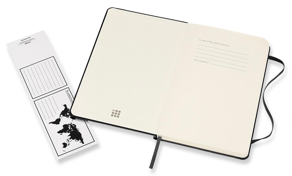 Блокнот Moleskine CLASSIC QP052 Medium 115x180мм 208стр. нелинованный твердая обложка черный фото 3