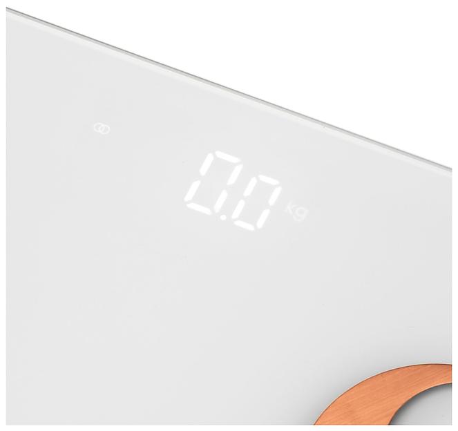 Весы напольные электронные Hyundai H-BS03871 макс.180кг белый фото 5