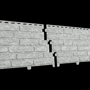 Фасадная панель Ю-Пласт,Stone-house S-Lock Кварцит ,Светло-серый фото 1