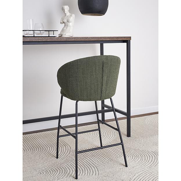 Стул полубарный Comfy, рогожка, шпинат фото 7