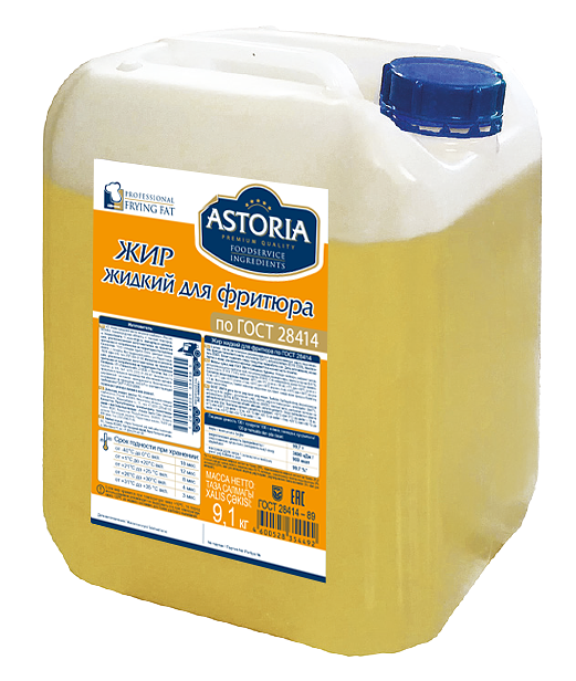 Жир жидкий для фритюра К800 канистра 9,1 кг TM «Астория» ОПТ фото 1