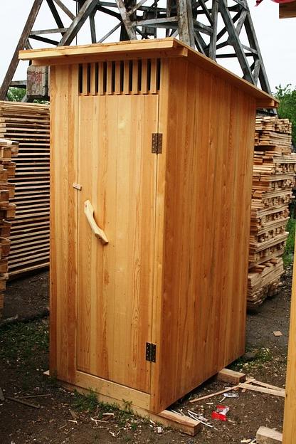 Туалет деревянный ОПТ фото 1