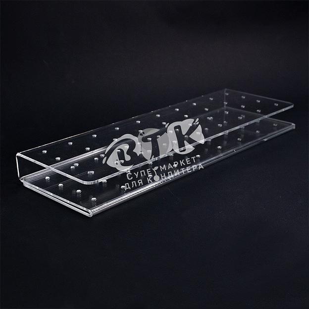 Подставка для кейкпопсов 350х12х35 мм на 38 шт прозрачная фото 3