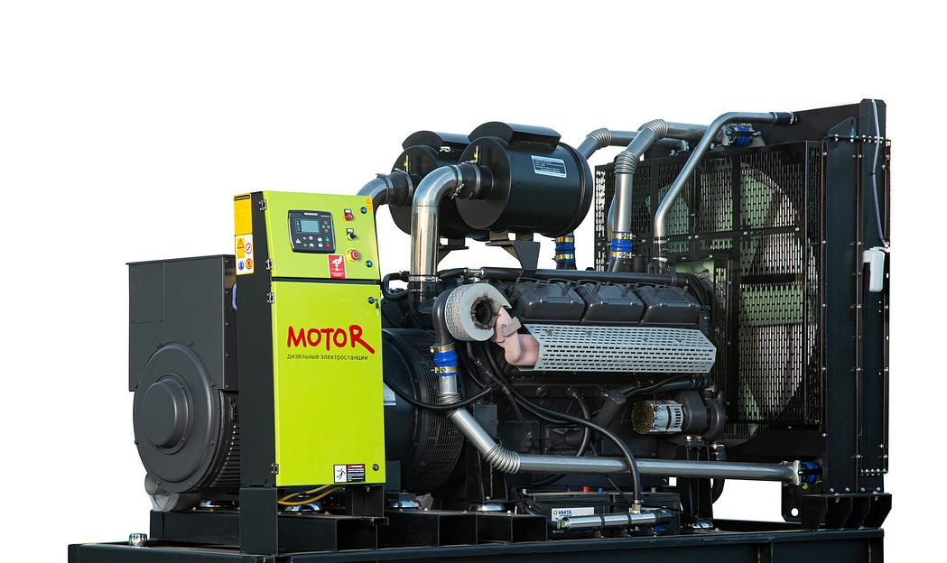 Дизельный генератор Motor АД500-Т400 открытого типа ОПТ фото 6