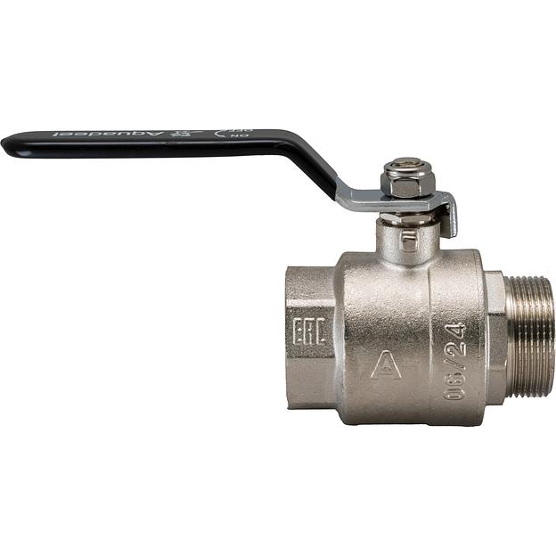 Кран шаровой полнопроходной 1' ВН/НР рычаг фото 1