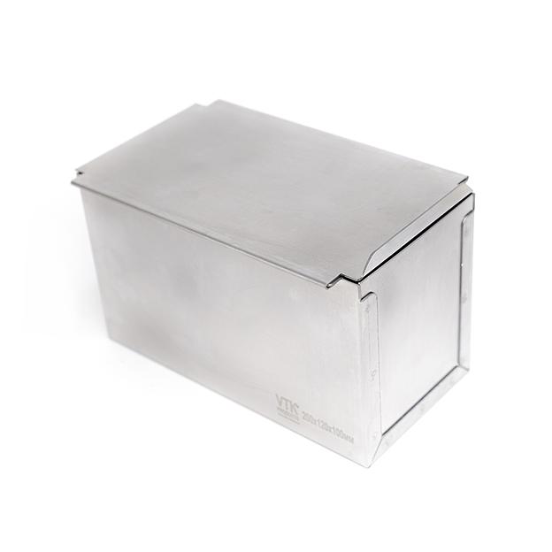 Форма для тостового хлеба с крышкой 300х130х130 мм нержавеющая сталь фото 2