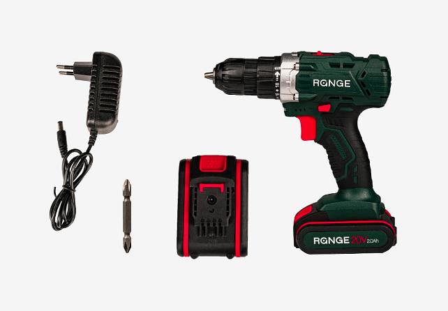 Аккумуляторная дрель шуруповёрт Range RCD20/2.0-A фото 9