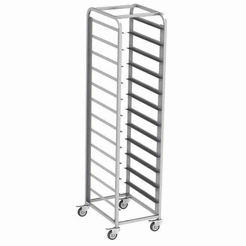 Тележка-шпилька для подносов 440*350*1800 мм., 12 уровней, сварная, нерж. (поднос 1732) /1/ фото 1