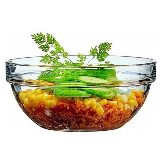 Салатник d=170 мм.  415 мл. h=75 мм. штабелир. /6/576/ фото 1