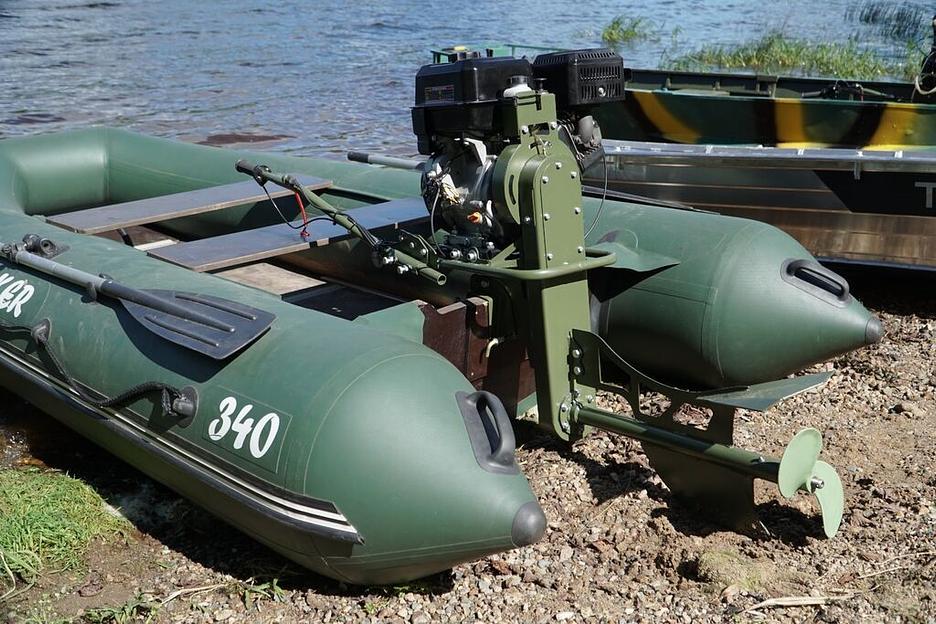 Мотор болотоход Бурлак 30 л.с. (764 см3) двухцилиндровый двигатель Loncin фото 2