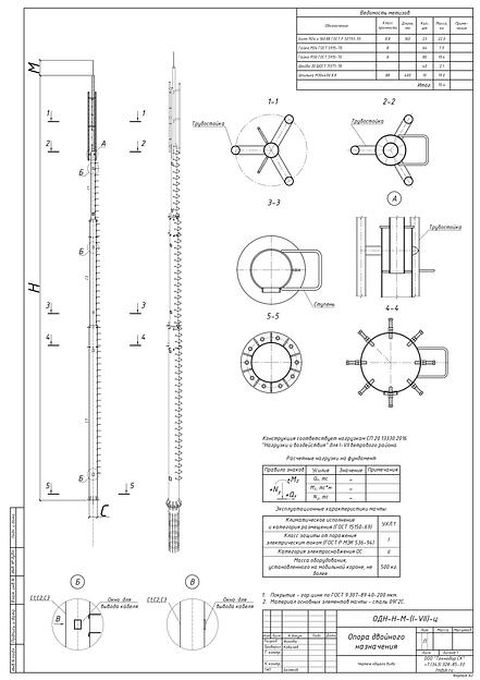 Мачты сотовой связи ОДН-29 (РМГ, МСС) фото 6