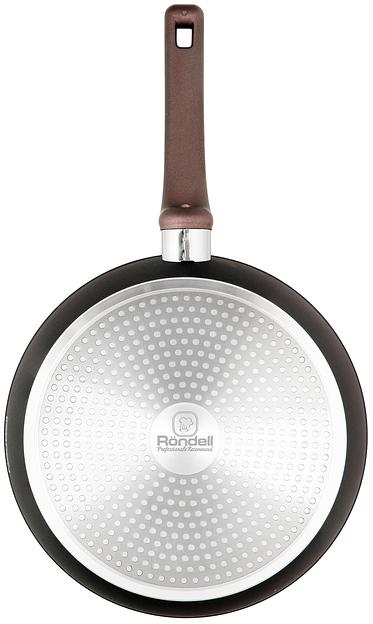 Сковорода Rondell Fest RDA-1339 круглая 26см покрытие: Xylan Plus ручка несъемная (без крышки) черный фото 4
