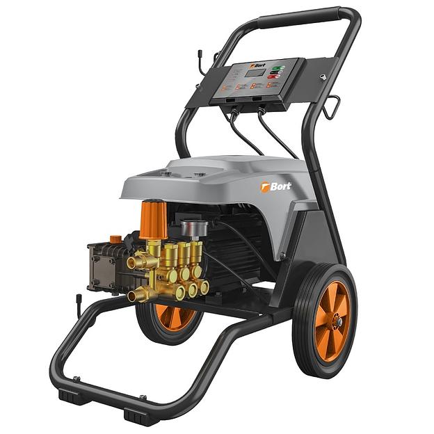 Bort KEX-3200 Мойка высокого давления [93416770] { 2800 Вт, максимальное давление 190 бар, рабочее давление 160 бар, 20 л/мин, 47 кг, набор аксессуаров 10 шт } фото 1