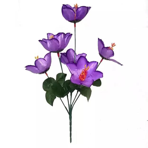 Букет крокуса на 7 голов 34см 002-466 фото 1