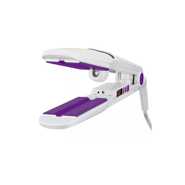 Выпрямитель для волос Kitfort КТ-3227-1 бело-фиолетовый фото 2