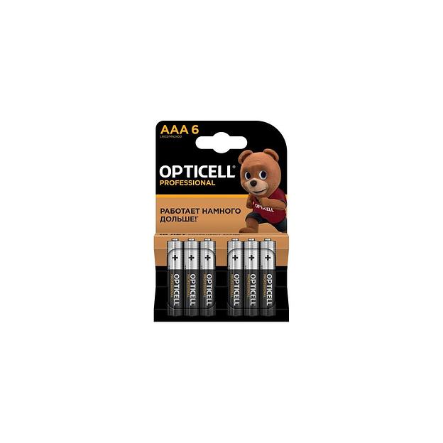AAA Батарейка OPTICELL Professional LR03, 6 шт. фото 1