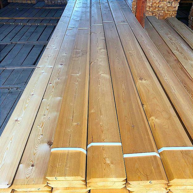 Планкен из лиственницы АB 20х140х4000 мм опт фото 3