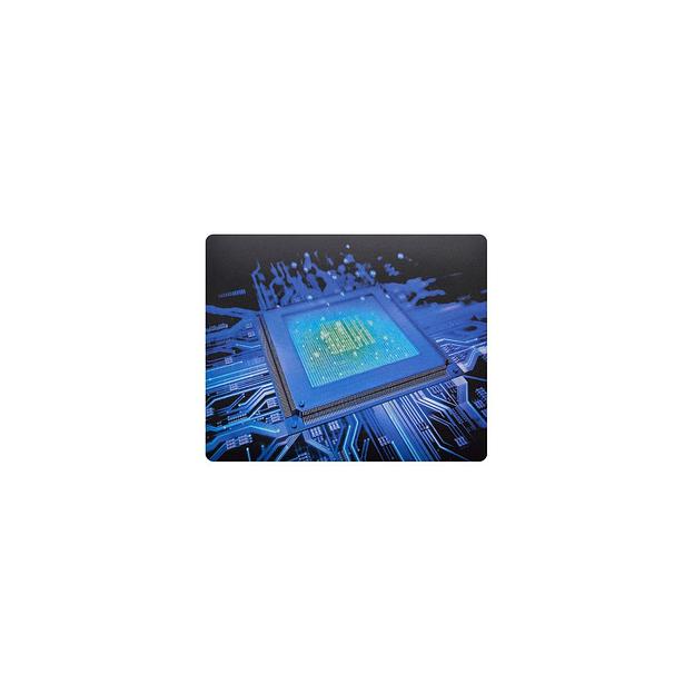 Коврик для мыши Buro BU-R51768 (S) рисунок/процессор, PVC, 220х180х2мм фото 1