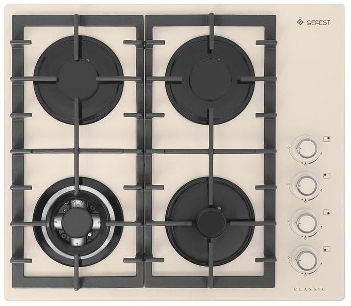 Газовая варочная поверхность Gefest СГ СВН 2230-01 В81 бежевый фото 1