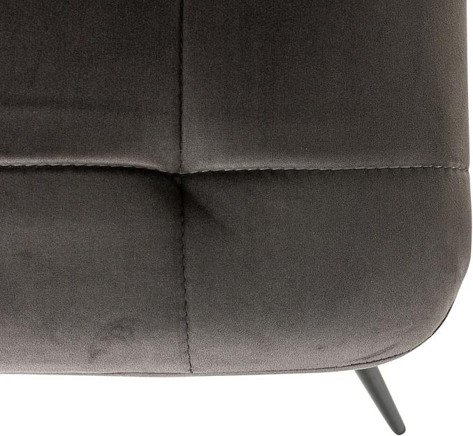 Стул для дома Бюрократ CH-K1_2 комплект 2шт т.серый Holland 18 металл черный на ножках (CH-K1_1/HL18_2) фото 7